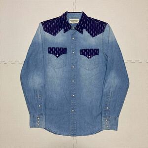 ★ DENIM&SUPPLY デニムアンドサプライ ラルフローレン シャンブレー ウエスタンシャツ 長袖シャツ S