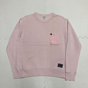 ★ ALPHA アルファ スウェット トレーナー M ピンク