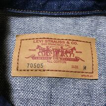 ★ Levi's 70505 リーバイス デニムジャケット ジージャン M_画像3