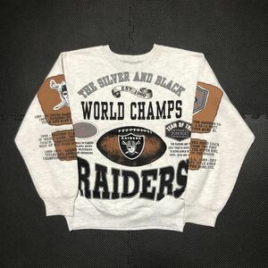 * NFL RAIDERS Raider s90's общий рисунок тренировочный футболка 