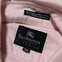 ★ Burberrys of London Classic バーバリー カフスシャツ 長袖シャツ 39_画像3