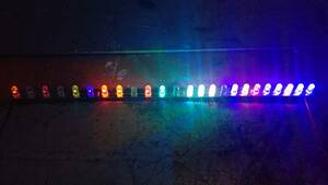 LED unit 7 color Rainbow 24V 24 ream cannonball type deco truck truck and n one man 