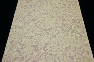 [ capital ...] polyester cloth long kimono-like garment flap flower . writing sama light purple color series change sleeve for (.. attaching sleeve for ) 2.2m②
