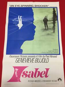 vh00210『Isabel』USオリジナル1シートポスター　ジュヌヴィエーヴ・ビュジョルド ポール・アーモンド