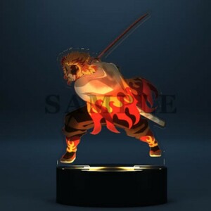 鬼滅の刃 無限列車 煉獄杏寿郎 光るアクリルスタンド 新品