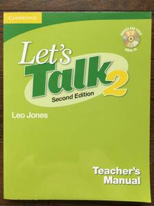 Let's Talk 2 Teacher's Manual / ティーチャーズマニュアル (Second Edition)とテストCD / 中級の下/