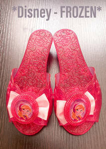  в Японии не продается редкость дыра . снег. женщина . Kirakira сандалии шлепанцы розовый Princess платье костюм Halloween Disney 15 16 17