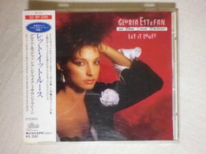 税表記無し帯 『Gloria Estefan/Let It Loose(1987)』(1987年発売,32・8P-205,廃盤,国内盤帯付,歌詞対訳付,Anything For You)