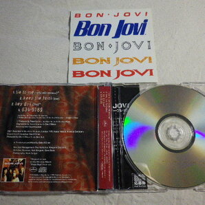 『Bon Jovi/Lie To Me〔CD2〕(1995)』(1995年発売,PHCR-8345,廃盤,国内盤帯付,歌詞付,ステッカー封入,4track,ライブ音源収録)の画像3