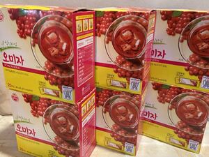 〈送料無料〉未開封発送☆韓国伝統茶 オミジャ茶 6箱120本セット 五味子茶 健康茶 美容 フレーバーティー 果実茶 ゴミシ インスタント 韓流