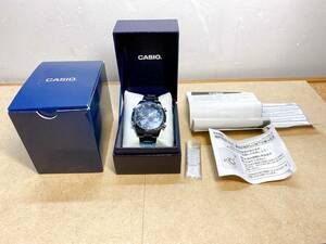 貴重　CASIO　カシオ　EDIFICE　エディフィス　EQW-T630J　タフソーラー　クロノグラフ　デイト　腕時計　メンズ腕時計　動作OK　