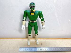  стоимость доставки 520 иен! ценный Gekisou Sentai CarRanger зеленый Racer Squadron Series фигурка BANDAI Bandai примерно 20cm текущее состояние товар 