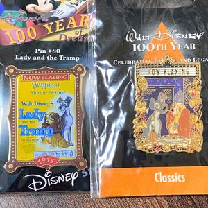 【新品!】Disney ディズニー わんわん物語 ピンバッジ ピンバッチ ピンズ ディズニーストア レディ トランプ WDW