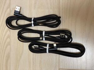 iPhone 急速充電&データ転送ケーブル 3本入