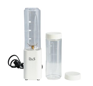 D&S ミニボトルブレンダー(ホワイト)新品未使用箱付き フードミキサー