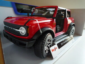  Maisto 1/18*2021 Ford Bronco ba gong nz*2021 Ford Bronco Badlands