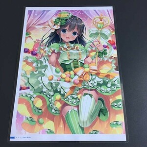 鷹乃ゆき 18 切抜き ラミネート処理品 加工品 切抜 切り抜き A4 1枚 両面　イラスト AR