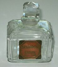 ヴィンテージ Caron Bellodgia 香水ボトル 、 バカラ 番号付き 、 3オンス 、 3 3/4" Ht - #4 Baccarat_画像1