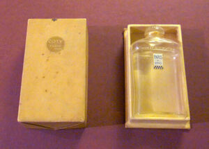 ヴィンテージ c.1930s バカラ パリ De Coty グラス 香水 ボトル 瓶 Boxed - Art Deco Era Baccarat