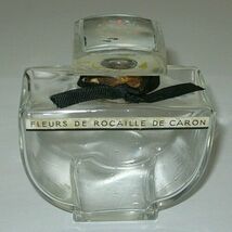 ヴィンテージ Caron Fleurs de Rocaille 香水 ボトル バカラ オープン/空 - 3オンス Baccarat_画像1