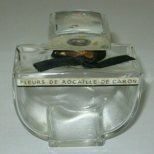 ヴィンテージ Caron Fleurs de Rocaille 香水 ボトル バカラ オープン/空 - 3オンス Baccarat