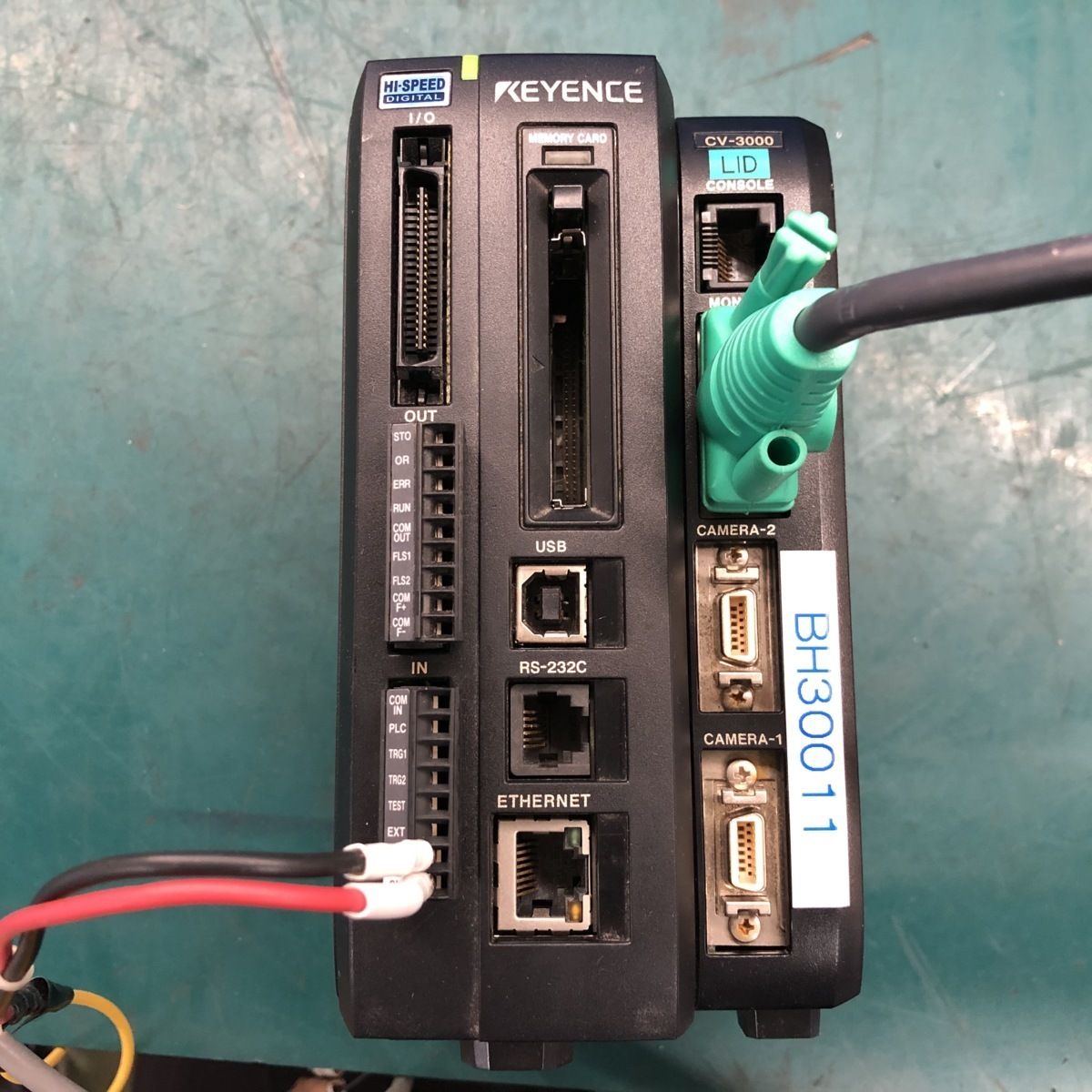 KEYENCE ハイスピードデジタル画像センサ/コントローラ CV-3000 中古 ...