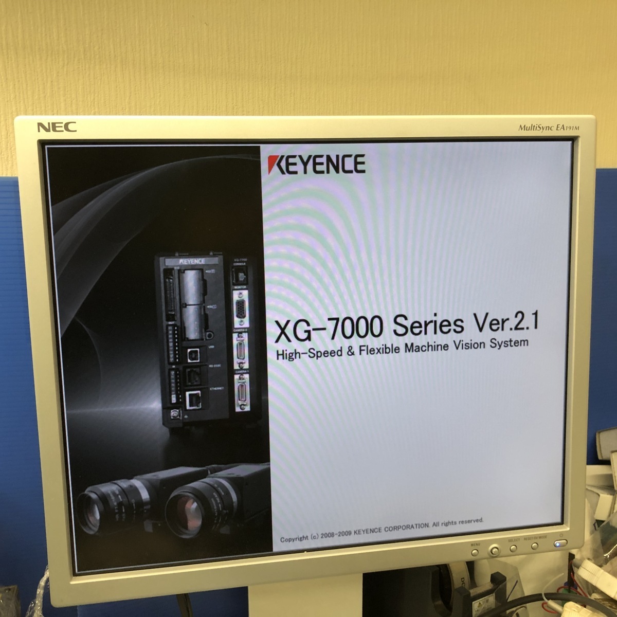 超熱 動作保証 Keyence XG-7701 マルチカメラ画像処理装置
