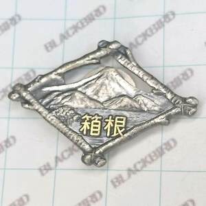 送料無料)箱根 昭和レトロ ご当地 観光地 登山 山登り 記念 山バッジ ピンバッジ PINS ピンズ A04286