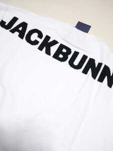 Белый логотип спины L Размер 5 Новый свитер Джек Банни.