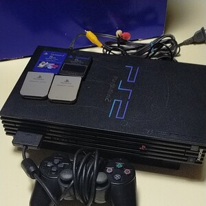 PlayStation2 ブラック SCPH-30000 本体一式 SONY プレイステーション2