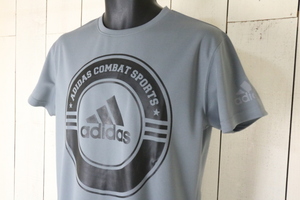 グレーＳ【新品】☆アディダス　コンバット：CLIMACOOL　吸汗速乾　Ｔシャツ　ADIDAS/CLIMACOOL/スポーツ/キックボクシング/柔道/格闘技