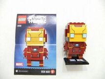 sF3　レゴ　ブリックヘッズ 41590 アイアンマン+41585 バットマン　※組み立て済み　LEGO社純正品_画像4