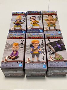 ワンピース ワールドコレクタブルフィギュア ワノ国回想編1、3 6体セット