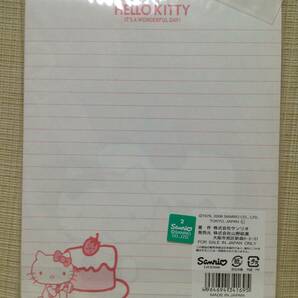 ★レトロ★ハローキティ レターセット ショートケーキ 【Sanrio/サンリオ】 2008年 てがみ,手紙,便箋,封筒の画像3