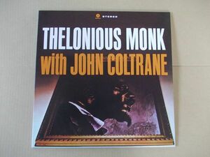 P6764　即決　LPレコード　セロニアス・モンク『THELONIOUS MONK with JOHN COLTRANE』　輸入盤　EU盤　重量盤