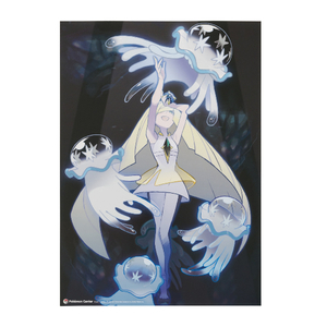 Pokemon*Lusamine*A3判ミニポスター★ルザミーネ＆ウツロイド★新品未開封★ポケモンセンターオリジナル★ポケットモンスターサン・ムーン