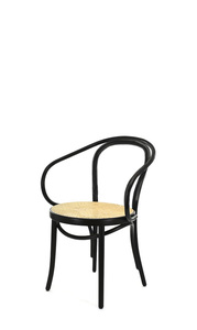 【世界の名作椅子】ファーメグFAMEG ベントウッドアームチェア No9 Vienna /ダークウェンジ /ケインシート / トーネットTHONET
