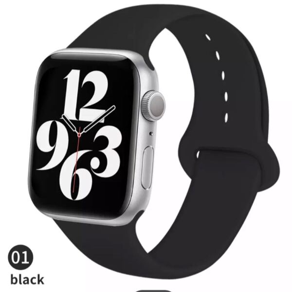 Apple Watch アップルウォッチバンド black 42mm/44mm M/L