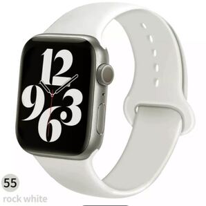 Apple Watch アップルウォッチバンドRock White 42mm/44mm M/L