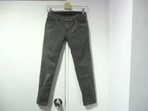  Stunning Lure pinstripe pattern skinny pants / after .