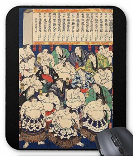 二代目 歌川国輝『 大日本大相撲勇力関取鏡 1 』のマウスパッド（フォトパッド）