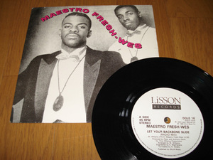 RAP45*[MAESTRO FRESH-WES / Let Your Backbone Slide] middle Classic 7inch 7 -inch EP