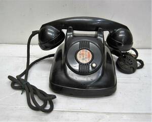  arrival exclusive use black telephone /NO3/ retro / display / interior / old tool / image reference /USED goods 