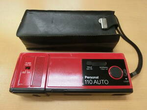 中古(ジャンク品) ポケットカメラ Personal 110 AUTO [2110-485] ◆送料無料(北海道・沖縄・離島は除く)◆S