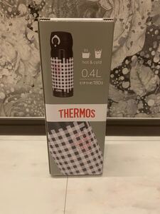 NO:2 サーモス水筒 真空断熱ケータイマグ 400ml ブラックギンガム