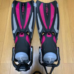 TUSA ダイビング用　フィン　SF24 バンジーストラップ付き