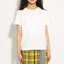 新品 PINK-latte ニコラ掲載ビスチェ＋Ｔシャツ セット オフホワイト（ダルメシアン柄） 02(M165cm)　定価4290円_画像9