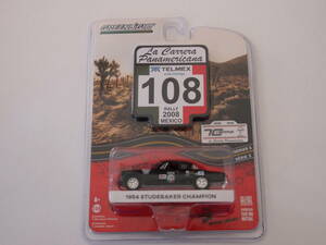 GREENLIGHT 1/64 1954 STUDEBAKER CHAMPION La Carrera Panamericana RALLY 2008 MEXICO