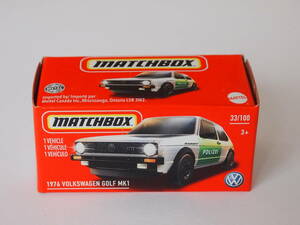 MATCHBOX 2020 33/100　1976 VOLKSWAGEN GOLF MK1