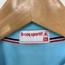 ルコック LE COQ SPORTIF UZL3032 男女兼用 ニットシャツ ナース服 介護士 介護服 看護服 ELサイズ 大きめ タグ付 未使用品■G147_画像5